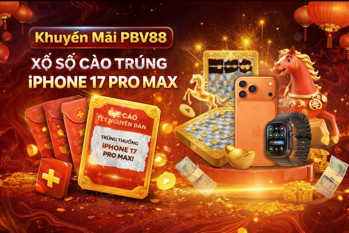 Khuyến Mãi PBV888 nhận iphone 17